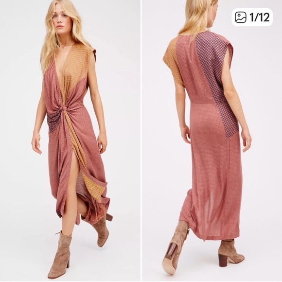 Free People Dresses & Skirts - Free People New Romantics BOHO Saville Row Cottagecore Midi Dress Size 2